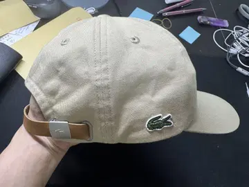 라코스테 베이지 야구 모자