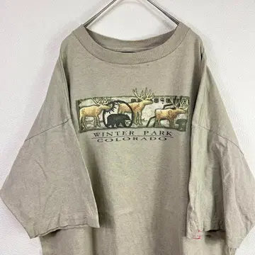 90s USA제 winter park colorado 동물원 티셔츠