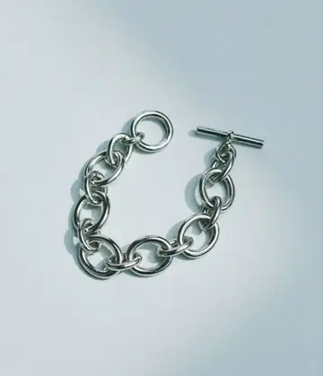 WYM LIDNM / 윔 CHUNKY CHAIN BRACELET 실버