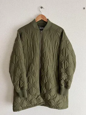 MARY QUANT 퀼팅 자켓 올리브