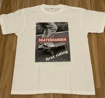SKATEBOARDER First riding 티셔츠 L