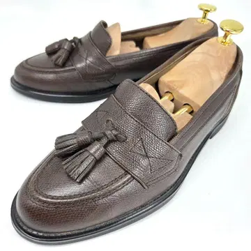 란셀 LANCEL 브라운 로퍼 태슬 24.5cm