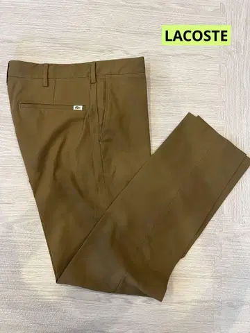 LACOSTE/라코스테 옥스퍼드 센터 크리즈 슬랙스