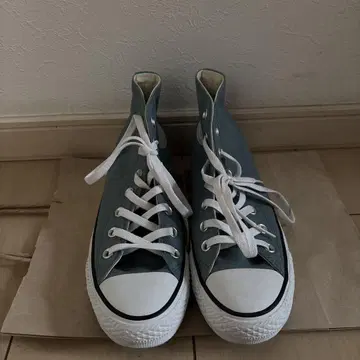 CONVERSE 하이컷 스니커즈 스모키 블루