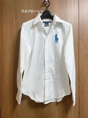 Ralph Lauren 화이트 긴팔 셔츠 M