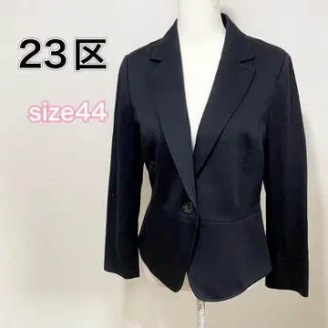 사이즈 LL 워셔블 23구 원 버튼 테일러드 자켓 블랙
