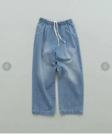 카구레 페드 데님 이지 팬츠