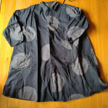 NATURAL LAUNDRY 큰 도트 코트 사이즈 2