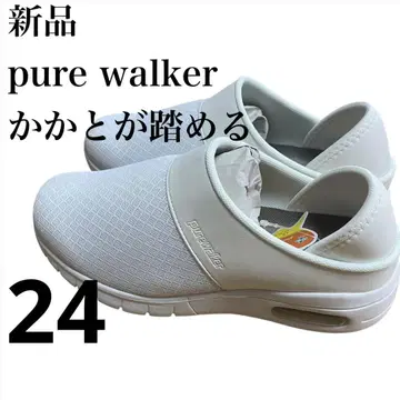 새상품 간호화 간호사 신발 모크 슈즈 화이트 슬리퍼 24