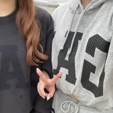 GAP 후드 부착 반팔