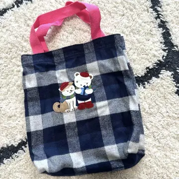 파밀리아 시부야 이슬이(히카리) 하치코 콜라보 미니 토트