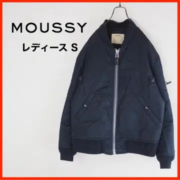 A3361*MOUSSY*마우지*MA-1*자켓*아우터*S*1*네이비