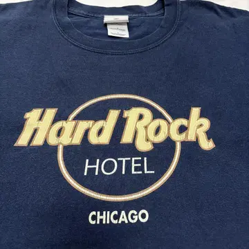 Hard Rock Hotel Chicago 티셔츠 L 사이즈 네이비