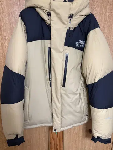 THE NORTH FACE 다운 자켓 L 베이지/네이비