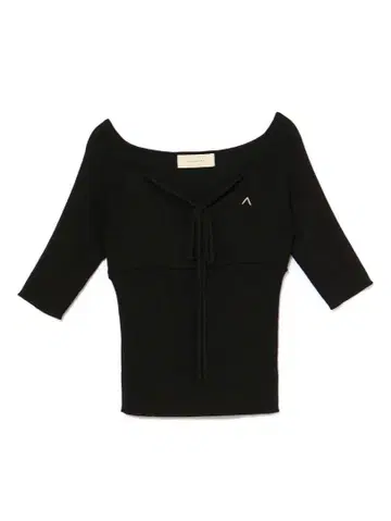 ANDMARY Luna cachecoeur tops 블랙