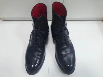 아노네이 보카루 블랙 가죽 부츠