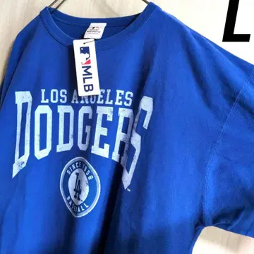 L 다저스 MLB 오타니 쇼헤이 팀 로고 프린트 티셔츠 반팔