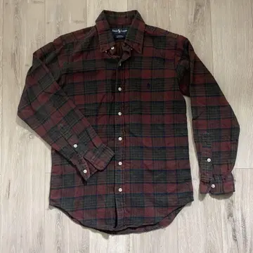 구제 의류 Ralph Lauren Blake 체크 무늬 셔츠