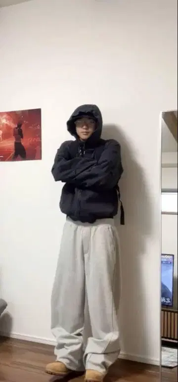 H&M 레귤러 핏 풀 집업 자켓