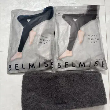 BELMISE 파자마 레깅스 M 사이즈 2색 세트 정품