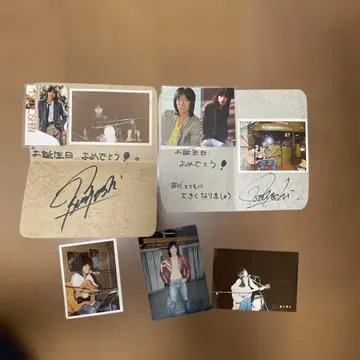 나가부치 고 사인 포함 생일 메시지 사진 세트
