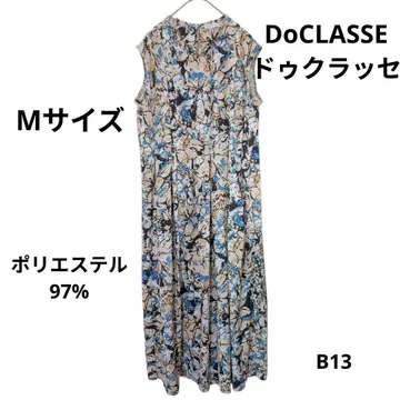 DoCLASSE 두클라세 꽃무늬 슬리브리스 롱 원피스 M 사이즈