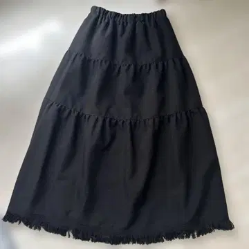ITEMS URBAN RESEARCH 티어드 프린지 스커트