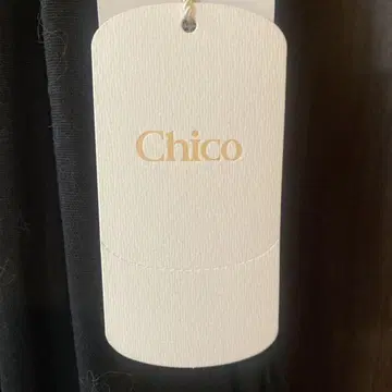 Chico 블랙 슬리브리스 원피스