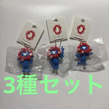 3종 세트] 쫄깃쫄깃 PVC 마스코트 스트랩