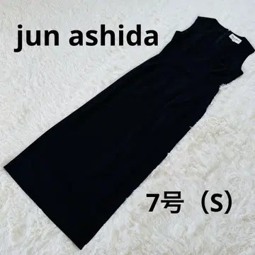 일본제 준 아시다 슬리브리스 원피스 포멀 블랙 롱 드레스