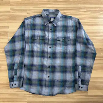 Patagonia 파타고니아 섀도우 체크 긴팔 셔츠 M 옴브레