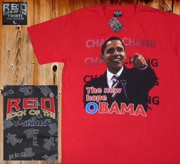 새상품 L 사이즈 Barack Obama 미국 오바마 대통령 티셔츠
