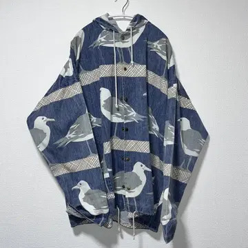 90's Michigan Rag Co. 미시건 러그 후데트 자켓