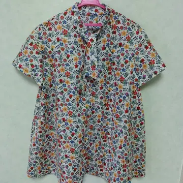 리버티 보우 칼라 플레어 블라우스 4(LL)