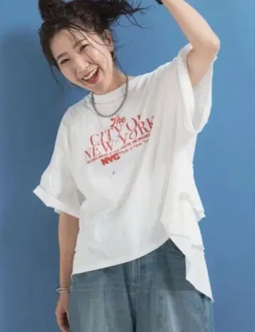 니코앤드 스태프 프로듀스 NYC 프릴 티셔츠