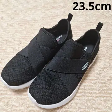 스케쳐스 블랙 스니커즈 슬립온 23.5cm 새상품급