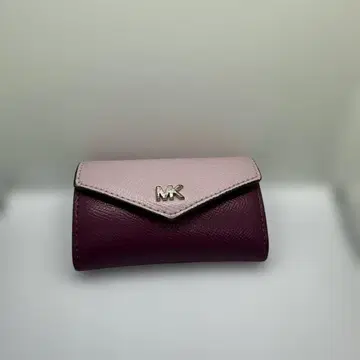 Michael Kors 가죽 키 케이스 퍼플 핑크