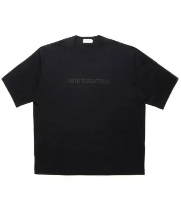 쿠티 오버사이즈 S/S 티셔츠 (자수 장식)