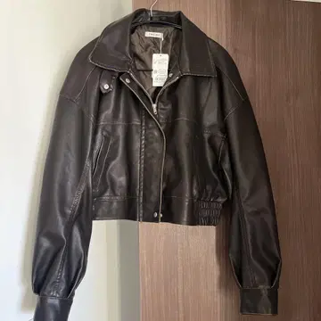 INGNI 다크 브라운 크롭 자켓 M