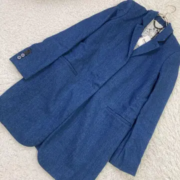 [미사용] DENHAM 체스터 코트 블루 S CROMBIE 캐주얼