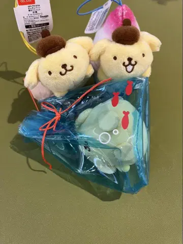 폼폼푸딩 포장마차 마스코트 전 3종 세트 컴플리트