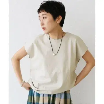 미사용 IENA 라운드 테일 풀오버 베이지