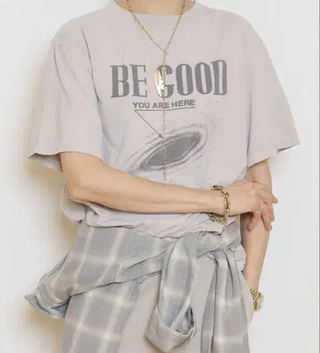 레미리프 BE GOOD 티셔츠 그레이