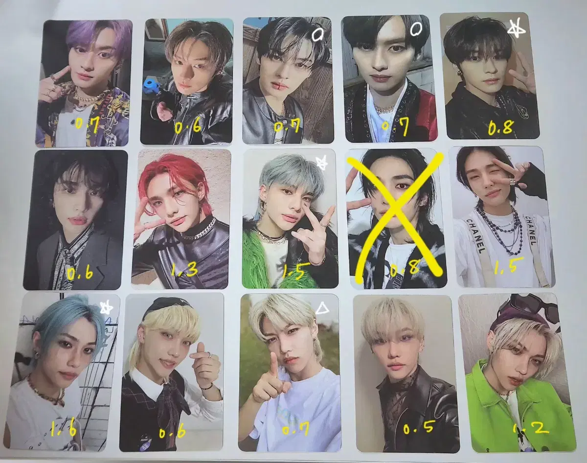 스키즈 스트레이키즈 포카 급처 / 일괄 7.0/ 리노 현진 필릭스