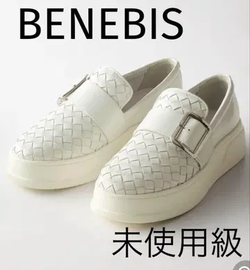 초미사용급 BENEBIS 베니비스 슬립온 뜨개질 통굽 벨메종