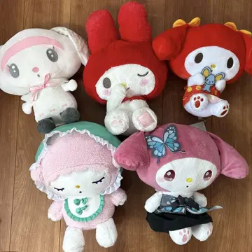산리오 봉제 인형 5종 세트