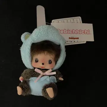 몬치치 애니마루 베비치치 얼굴이 큰 키체인 곰