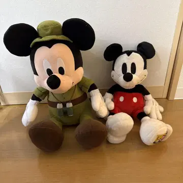 미키 마우스 봉제 인형 2개 세트