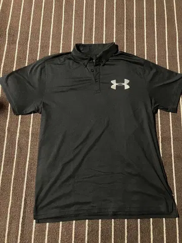 Under Armour 블랙 피케 셔츠