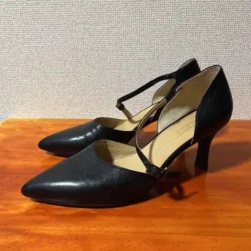 요시토 스틸레토 펌프스 블랙 검정 24cm